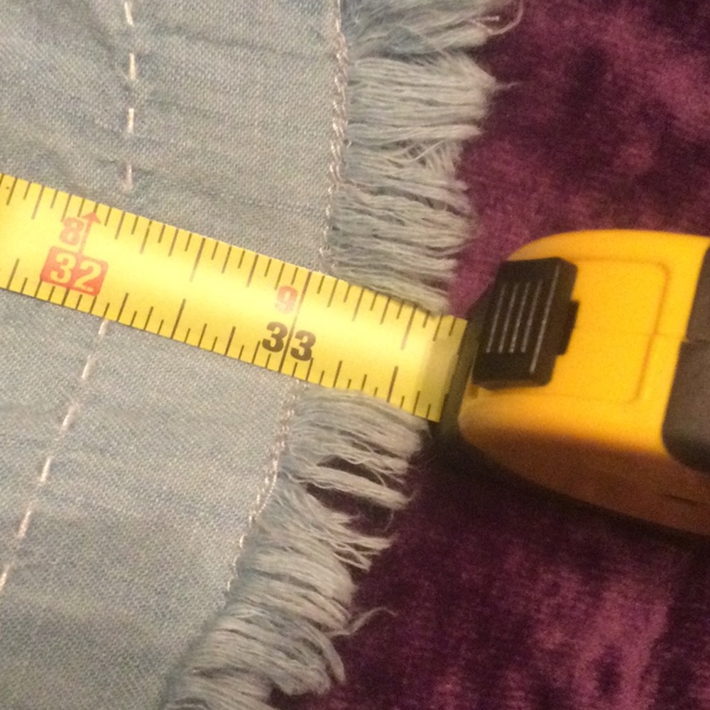 Chambray, 100% cotton duster by Chico’s. Size 2 at Chico’s, which is size 12. - Picture 10 of 11